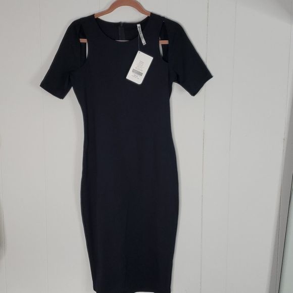 Fabletics Dresses & Skirts - Fabletics Eva Midi Cutout Bodycon Dress Sz. Med. 8